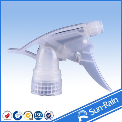 Chemical resistant trigger sprayer for cleaning with Left - right  lock system