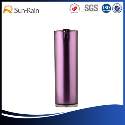 Fashion purple Acrylic recyclable cosmetic packaging containers / bottles