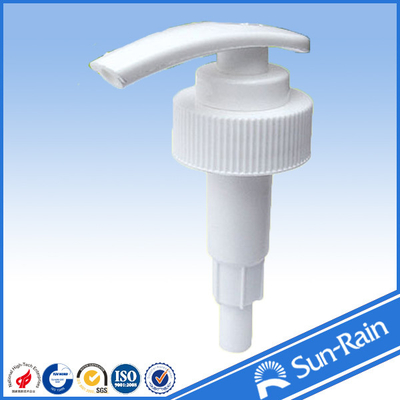 Plastic white ribbed 28/400 28/410 28/415  lotion pump hand sanitizer dispenser