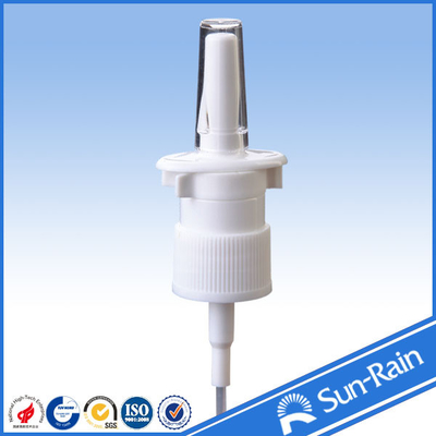 Non spill Fine mist sprayer head aluminum pump spray Nasal pump 18/410