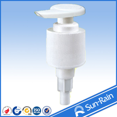 Special head 28/400 28/415 non spill plastic lotion pump of ribbed lid for bottles