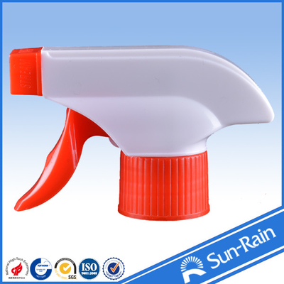 Household cleaning plastic cosmetic trigger spray gun with soft / rigid tube
