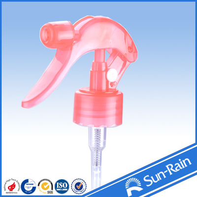 Custom Red chemical resistant trigger spray heads , bottle spray pump trigger
