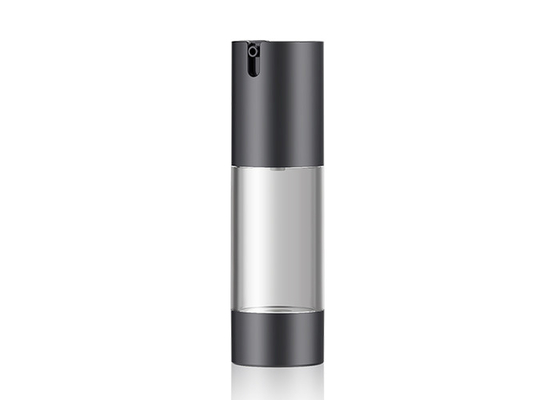 Plastic 1 Oz Airless Pump Bottle Personal Care Essence Cream Bottle