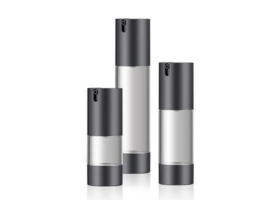 Plastic 1 Oz Airless Pump Bottle Personal Care Essence Cream Bottle