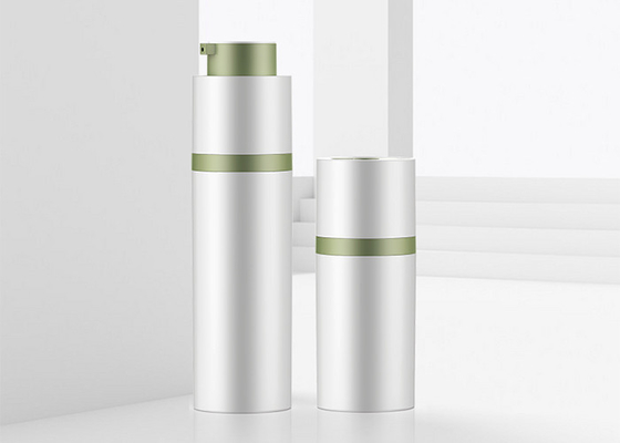 White 30ml 50ml Cosmetic Rotating Bottle For Skincare packaging