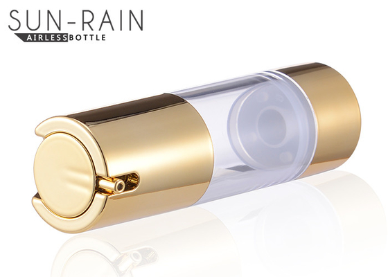 SR-2108G AS material gold airless pump bottle for personal care