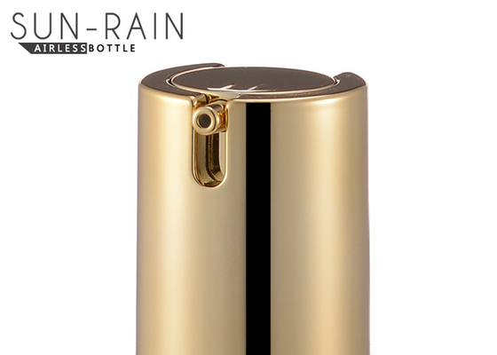 SR-2108G AS material gold airless pump bottle for personal care