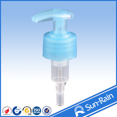 PP cosmetic pump dispenser ribbed smooth aluminium 2.0cc high dosage  SR-304