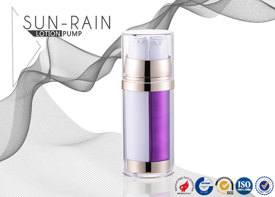 0.23cc Non spill round lotion bottle PMMA material SR-2252B cosmetic pump bottle