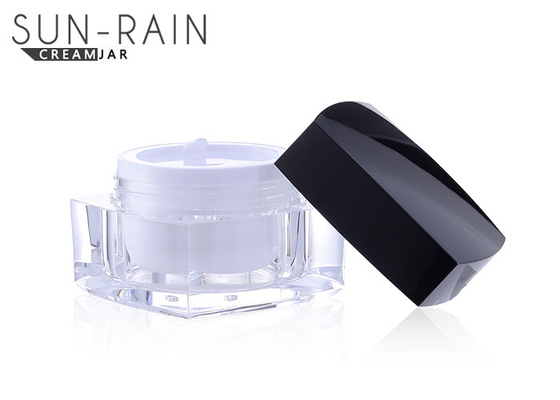 SUNRAIN PMMA Empty Plastic Cosmetic Jars 15ml 30ml 50ml SR-2305A