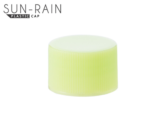 Ribbed aluminum plastic top bottle cap OEM design 24mm 28mm SR-209C