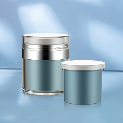 Double Wall Acrylic Refillable Airless Bottle Cream Jars For Cream