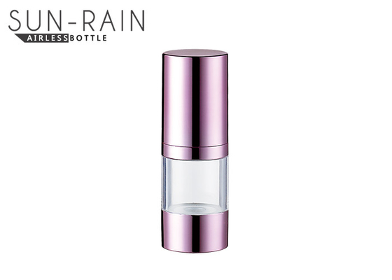 Cosmetic packaging ABS airless lotion pump bottle AS body 15ml 30ml SR-2108D