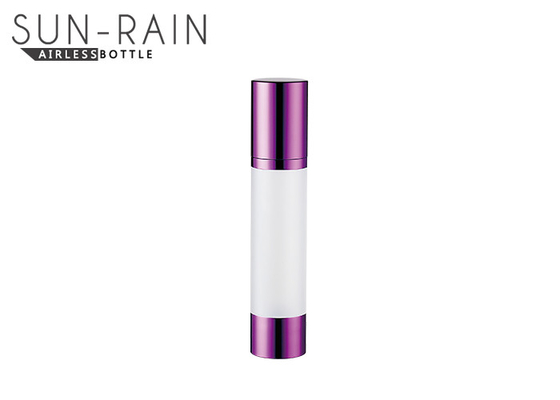 Alum airless lotion bottle with different head caps pp material SR-2108J
