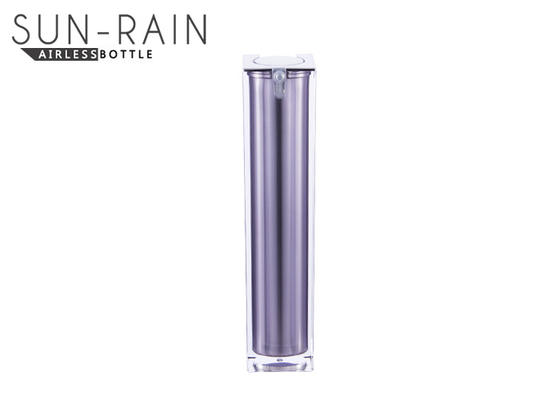 Acrylic airless pump bottle square PP inner bottle 15ml 30ml 50ml SR-2174A