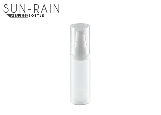 Plastic 15ml airless pump bottles white airless lotion pump bottles SR-2180A