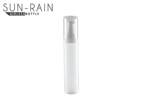 Plastic 15ml airless pump bottles white airless lotion pump bottles SR-2180A