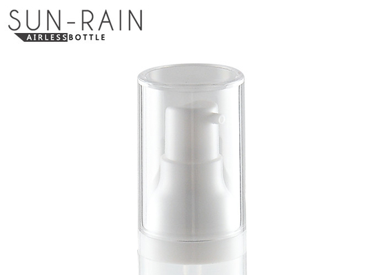 Plastic 15ml airless pump bottles white airless lotion pump bottles SR-2180A