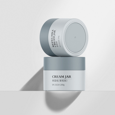 Mono material Double Wall Replaceable Cream Jar PP Refillable Jar Container