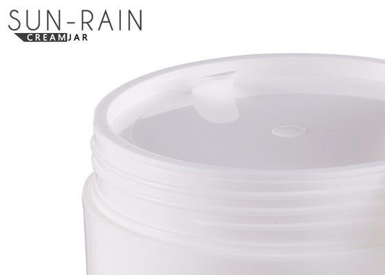 Environmental friendly white pp plastic cosmetic jars 100g 200g SR23A4