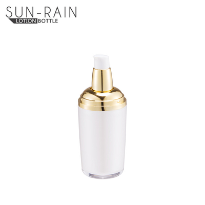 Cosmetic set lotion bottle packaging 0.23cc with gold cap SR2263A plastic pump bottle