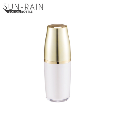 Cosmetic set lotion bottle packaging 0.23cc with gold cap SR2263A plastic pump bottle