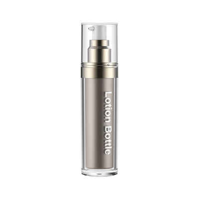Custom Green Cosmetic Serum Lotion Bottle 80ml 120ml With Dispenser SR-2277