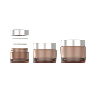 Multiple choice plastic cosmetic jars , empty cosmetic containers SR-2387