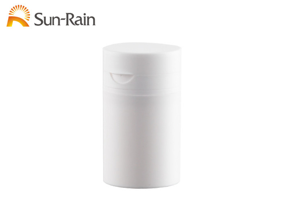 White Airless Lotion Bottle 50ml 100ml 200ml Empty Pp Bottle SR-2119M