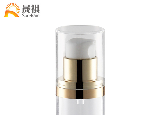Clear Airless Pump Bottle Plastic Airless Packaging 30ml 50ml SR-2179A