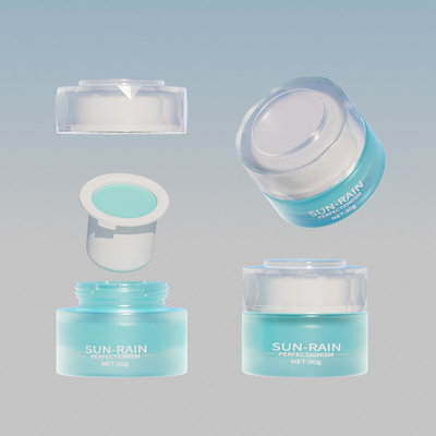 Logo Printing Available Glass Cosmetic Bottle Set Personal Care Skin Care Cream Jar Bottle 30ml Drop Bottle