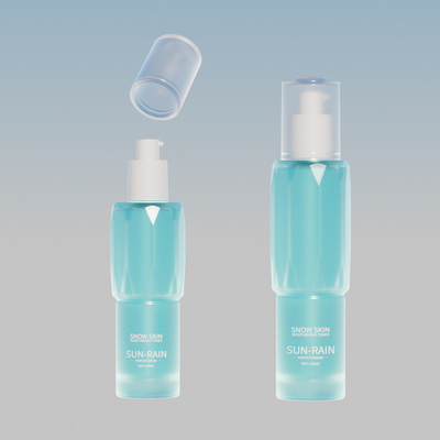 Logo Printing Available Glass Cosmetic Bottle Set Personal Care Skin Care Cream Jar Bottle 30ml Drop Bottle