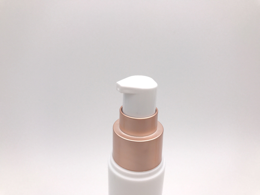 Plastic Airless Pump Bottle 30ml 50ml Metal Plating Lotion Cream Packaging SR2103