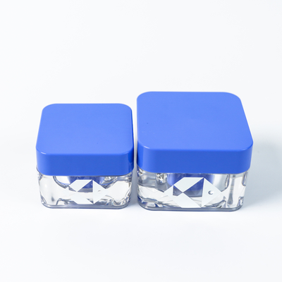 Double Walled Empty 30g 50g Acrylic Square Face Cream Jar with Professional Printing