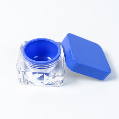 Double Walled Empty 30g 50g Acrylic Square Face Cream Jar with Professional Printing