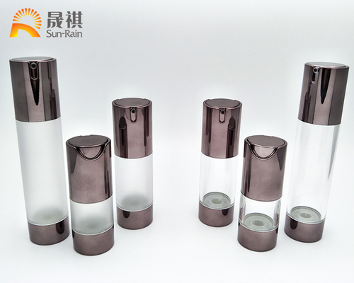 15ml 30ml 50ml Lotion Airless Pump Bottle UV AS Empty Bottle For Cream