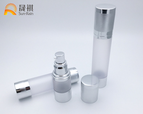 15ml 30ml 50ml Lotion Airless Pump Bottle UV AS Empty Bottle For Cream