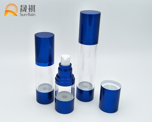 15ml 30ml 50ml Lotion Airless Pump Bottle UV AS Empty Bottle For Cream