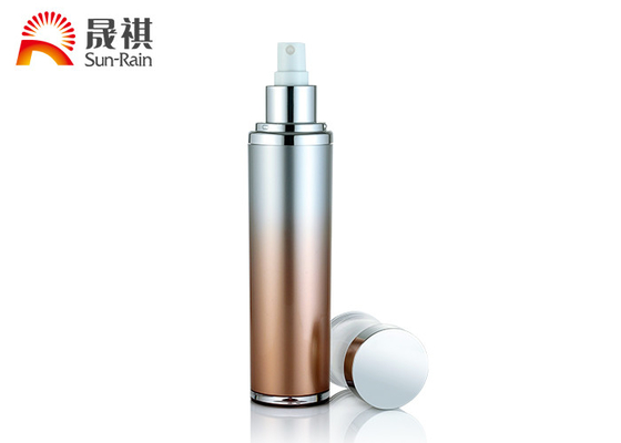 PETG Material Orange Cosmetic Lotion Container SR2219 PE Inner 100ml /120ml