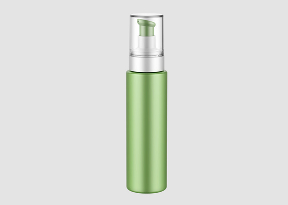 Green Pet Pump Lotion Bottles Screw Cosmetic Pet Bottle Packaging