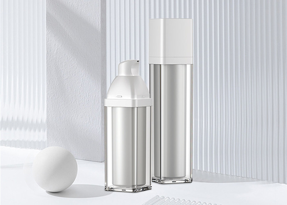 30ml 50ml Double Walled Plastic Airless Pump Bottles Acrylic Airless Bottle